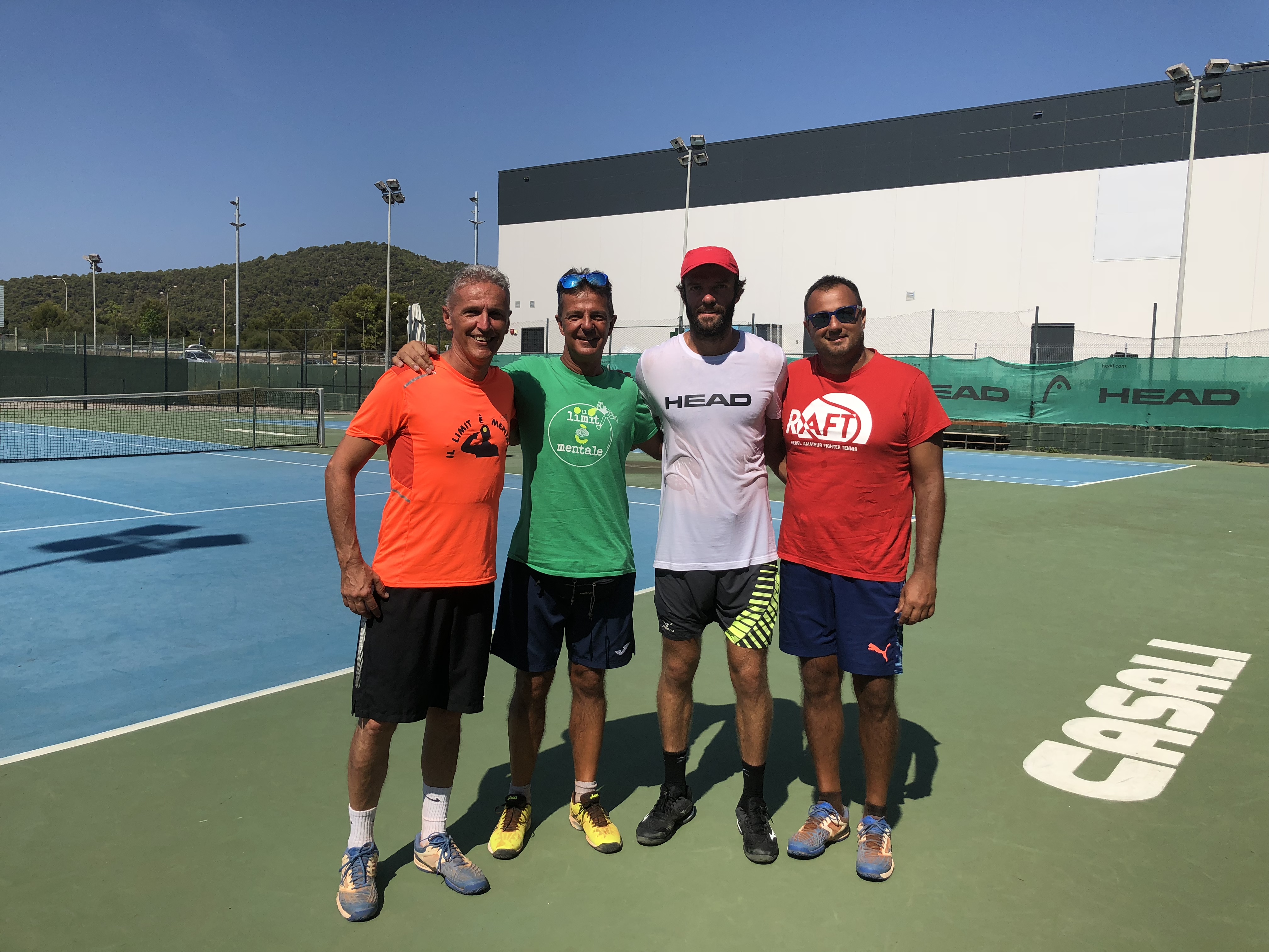 Palma di Maiorca: 3 Rebel fighters preparano lo Us Open alla Vilas Academy e incontrano Gabašvili