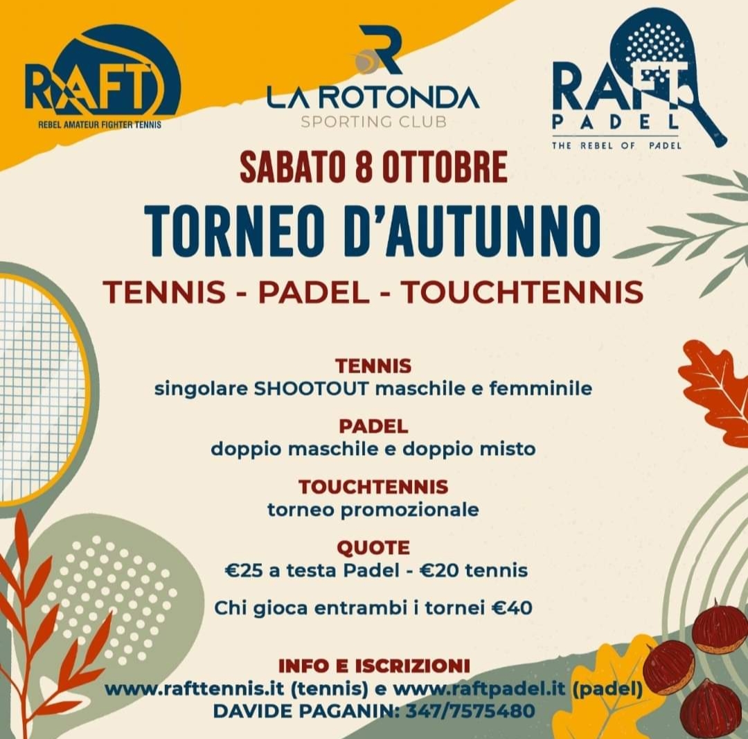 ALLA ROTONDA SUPER COMBINATA TENNIS, PADEL... E TOUCHTENNIS!