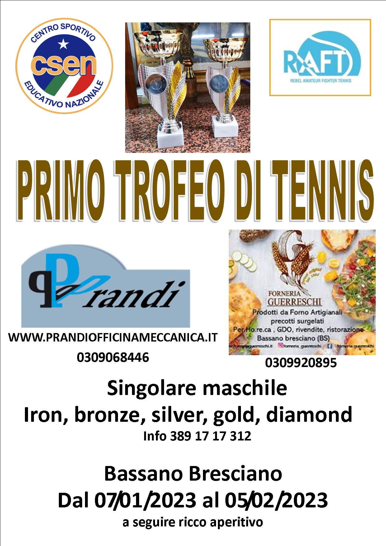 UN TORNEO DIAMOND, GOLD, SILVER, BRONZE ED IRON PAZZESCO