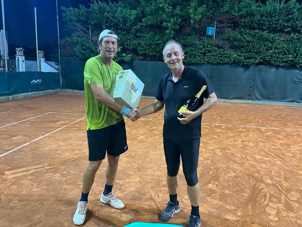 MEDAGLIA D'ORO PER FABIO BOVE AL MATCH BALL TC