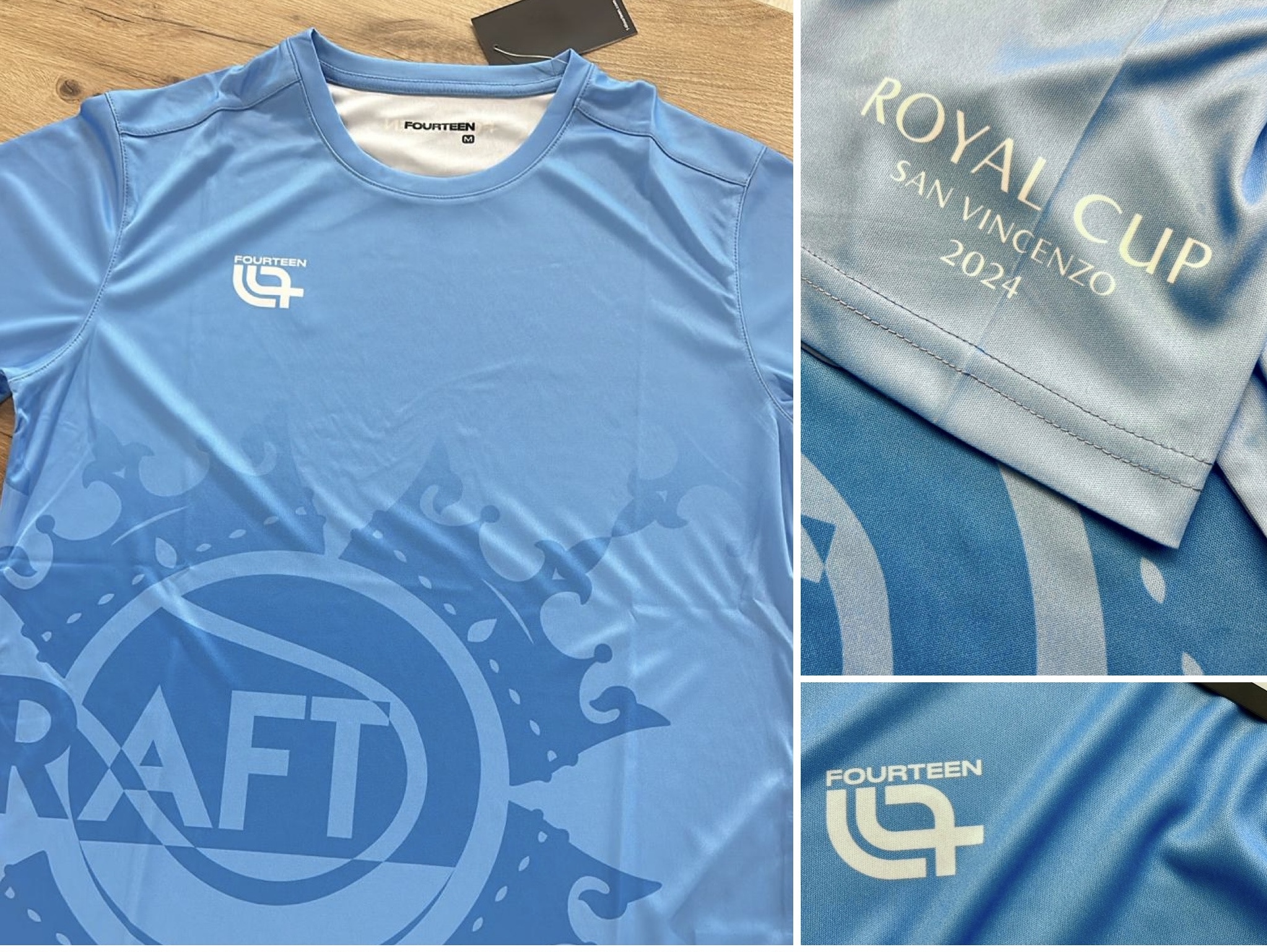 La t-shirt ufficiale della RoyalCup 2024 firmata Fourteen: prezzo speciale in pre-order